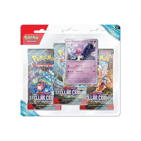 Pokemon - Scarlet & Violet Stellar Crown 3-Pack Blister