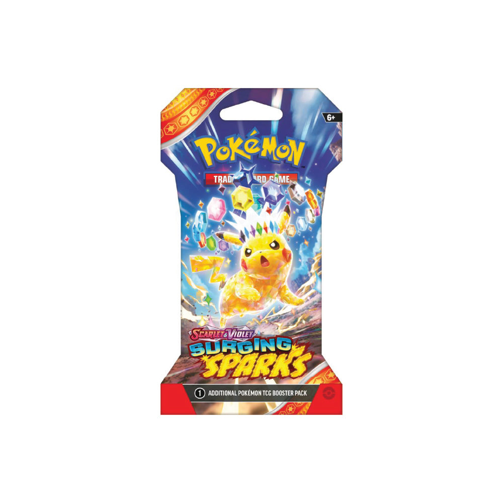 Pokemon scarlet & violet surging sparks sleeved boosterpack