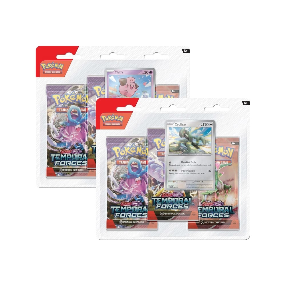 Pokemon scarlet & violet temporal forces 3 pack blister