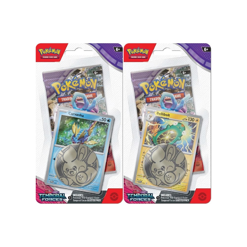 Pokemon - Scarlet & Violet Temporal Forces Checklane Blister PokePower Pokemon - Scarlet & Violet Temporal Forces Checklane Blister PokePower