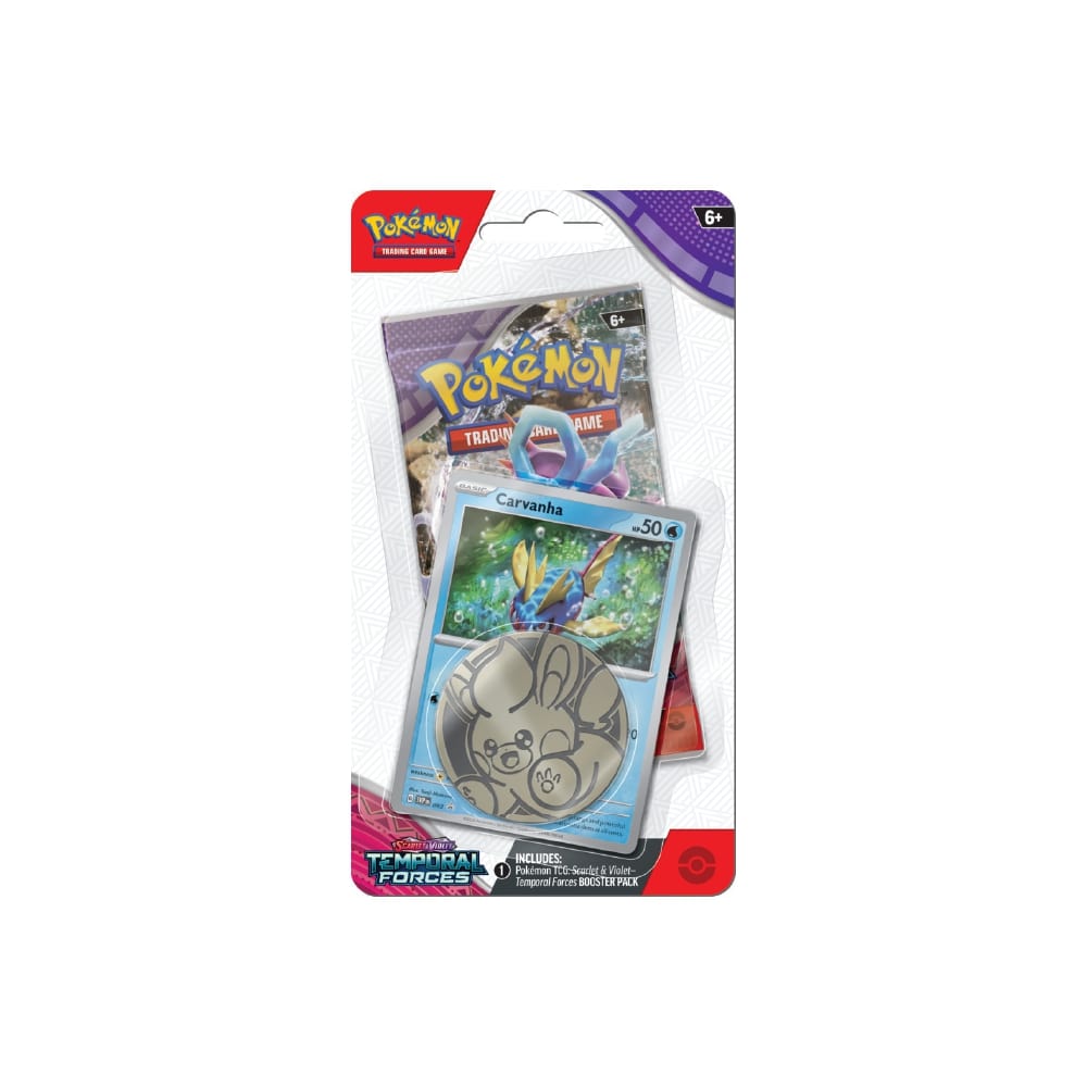 Pokemon - Scarlet & Violet Temporal Forces Checklane Blister  PokePower