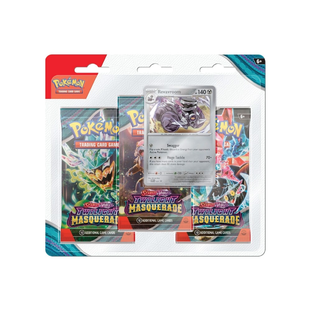 Pokemon - Scarlet & Violet Twilight Masquerade 3-Pack Blister