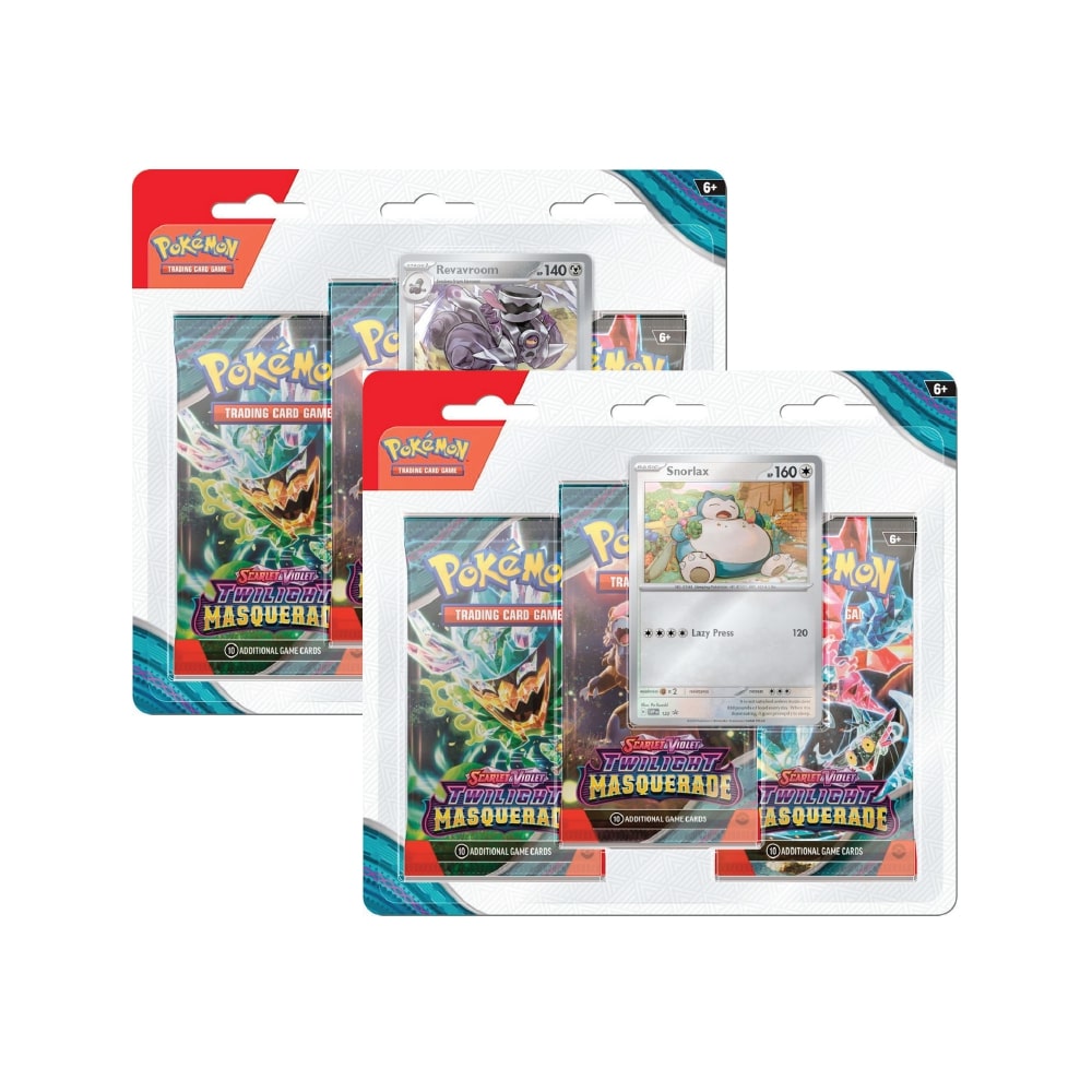 Pokemon - Scarlet & Violet Twilight Masquerade 3-Pack Blister