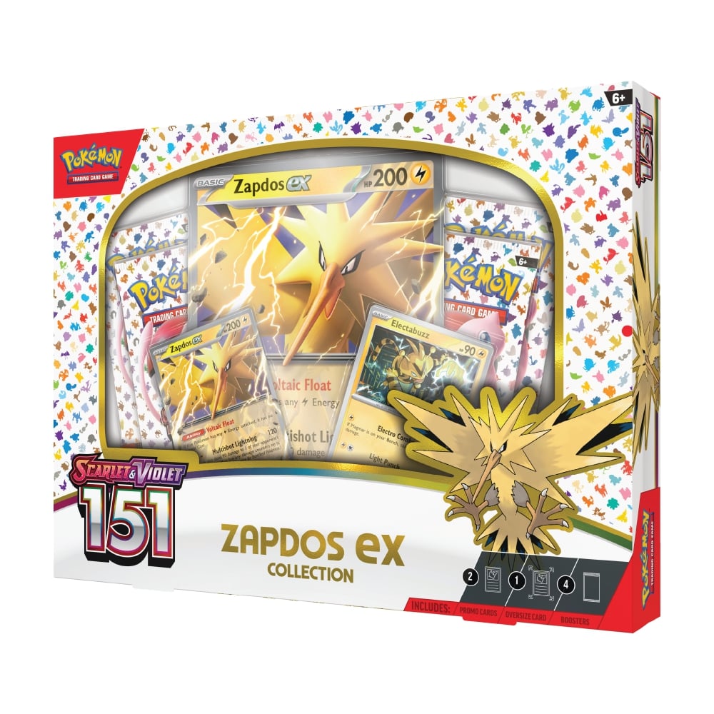Pokémon - Scarlet &amp; Violet 151 Zapdos ex-doos